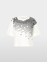 Load image into Gallery viewer, white &amp; black graphic print T-Shirt
