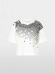 white & black graphic print T-Shirt