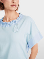 Carregar imagem no visualizador da galeria, soft sky blue casual T-Shirt
