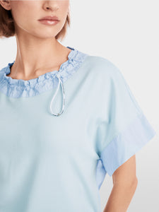 soft sky blue casual T-Shirt