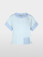 Carregar imagem no visualizador da galeria, soft sky blue casual T-Shirt
