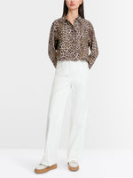 Load image into Gallery viewer, granola leopard oversized blouse
