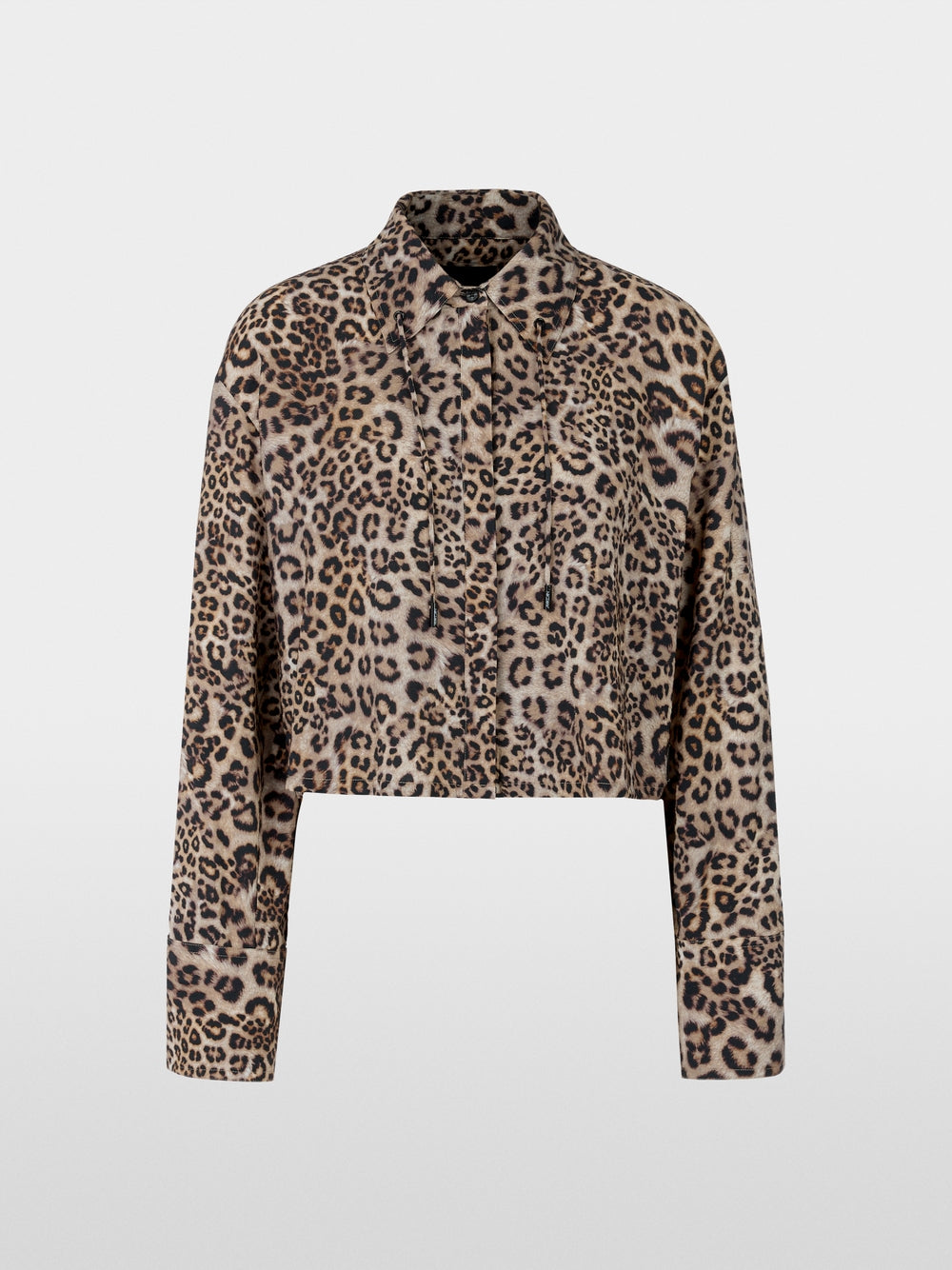 granola leopard oversized blouse