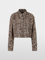 Load image into Gallery viewer, granola leopard oversized blouse
