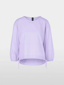 lavender macaron casual cotton blouse