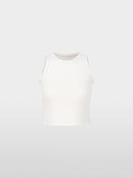 Carregar imagem no visualizador da galeria, off-white solid cropped top
