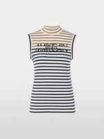 Load image into Gallery viewer, navy sleeveless top
