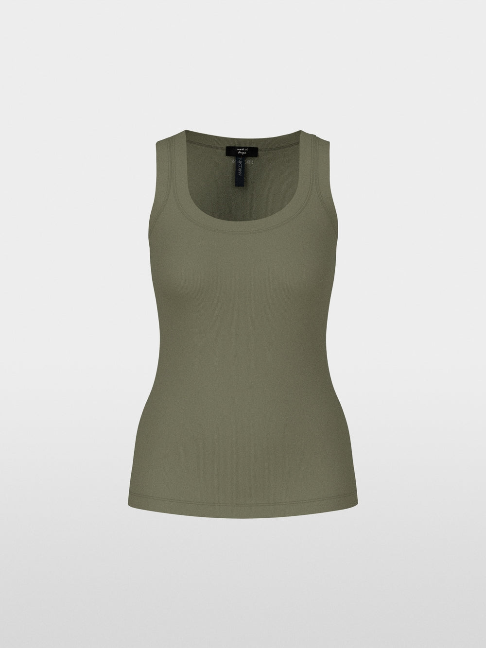 deep olive green sleeveless top