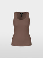 Load image into Gallery viewer, chocolate macaron sleeveless top
