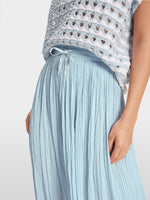 Load image into Gallery viewer, soft sky blue pleated skirt
