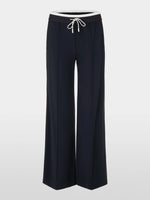 Load image into Gallery viewer, navy pull-on trousers
