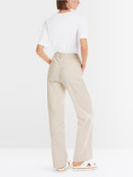 Load image into Gallery viewer, soft stone FAID linen blend trousers
