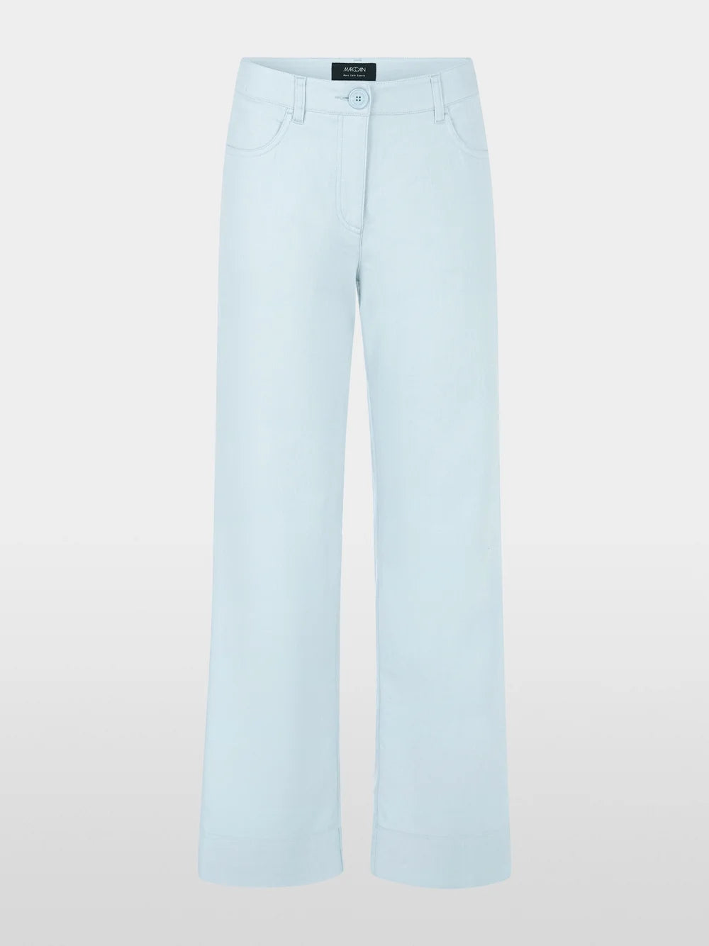 soft sky blue FAID linen blend trousers