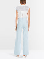 Carregar imagem no visualizador da galeria, soft sky blue FAID linen blend trousers
