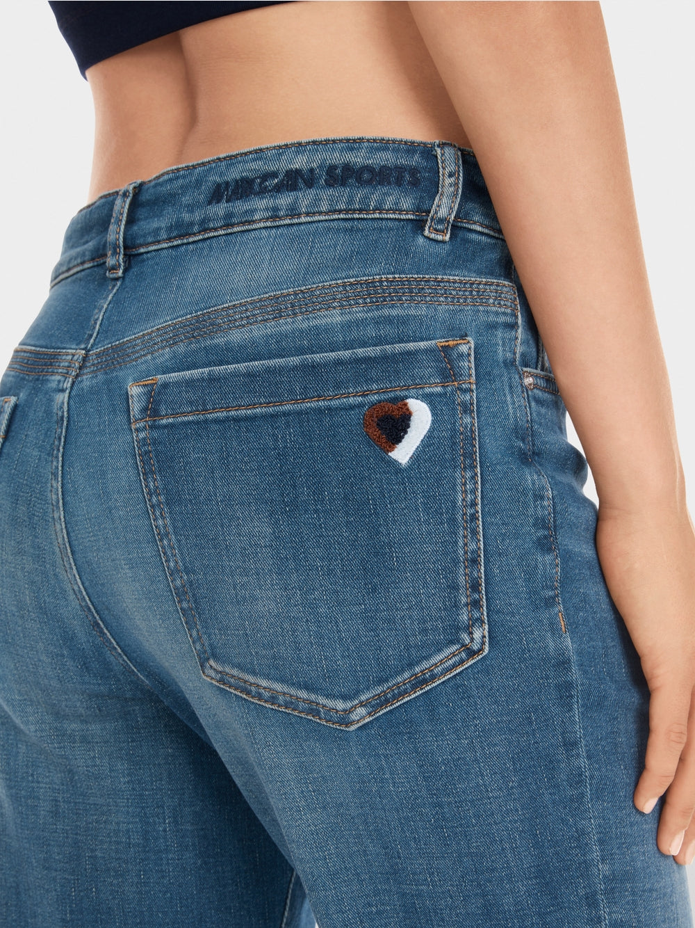 indigo blue FENDOU jeans