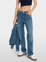 Load image into Gallery viewer, indigo blue FENDOU jeans
