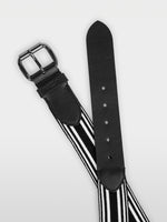 Load image into Gallery viewer, black &amp; white hip belt
